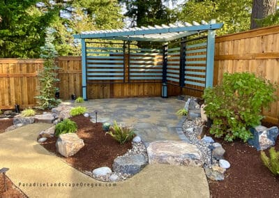 pergola structure by Paradise Landscaping Oregon