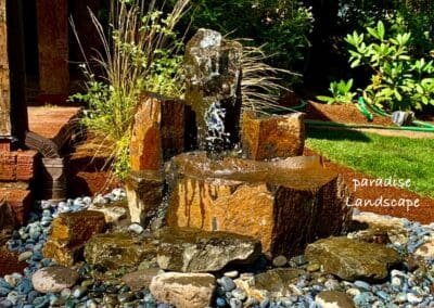 Paradise Landscaping Oregon - Rock Fountain